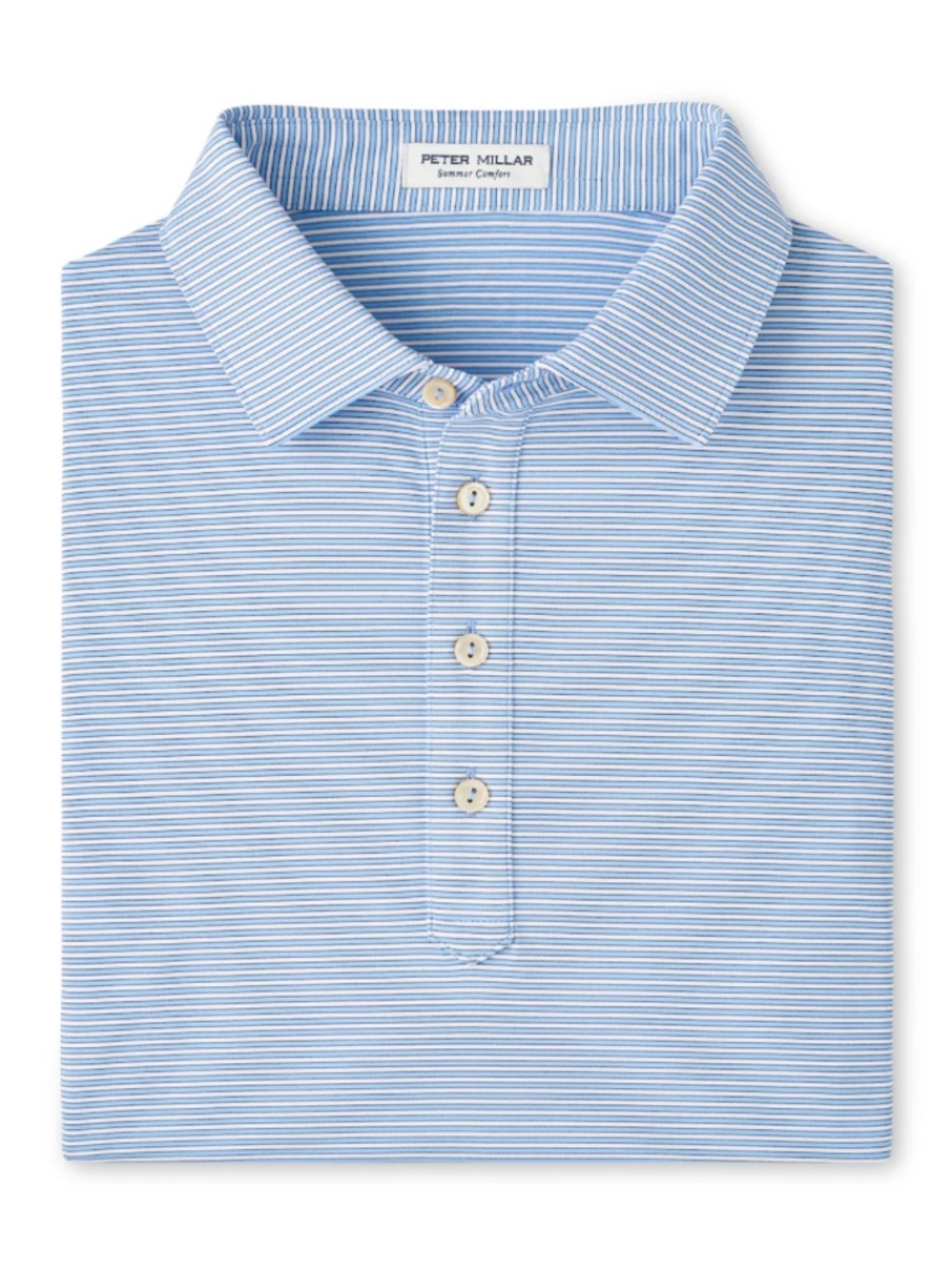 Peter Millar Men's XL Cottage Blue Lawson Performance Jersey Polo MSRP $108